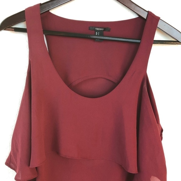 Forever 21 Womens Tank Top, Red Small - Picture 2 of 7